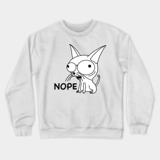 Sphynx nope cat Crewneck Sweatshirt